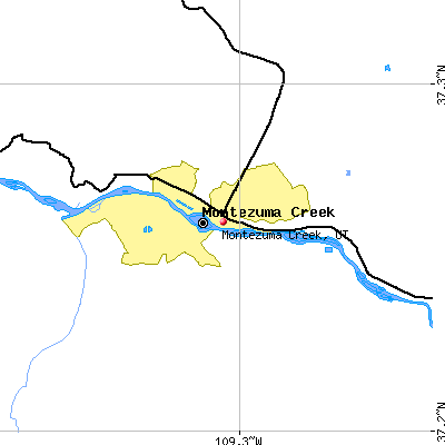 Montezuma Creek map