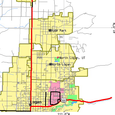 North Logan map