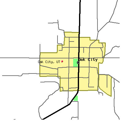 Oak City map