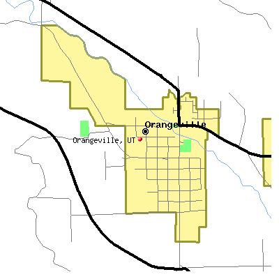 Orangeville map