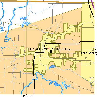 Plain City map