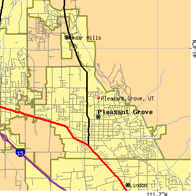 Pleasant Grove map