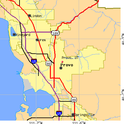 Provo map