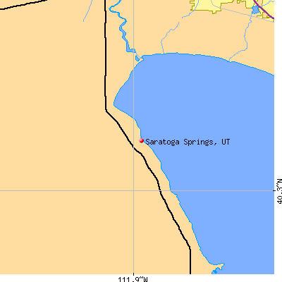 Saratoga Springs map