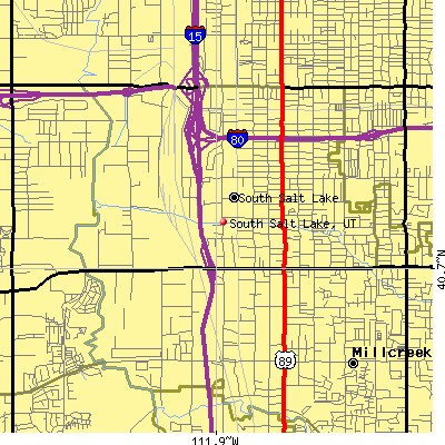 South Salt Lake map