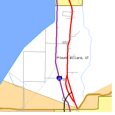 South Willard map