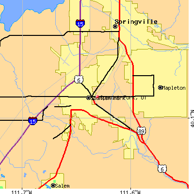 Spanish Fork map