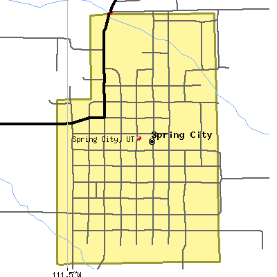 Spring City map