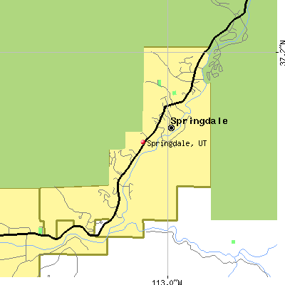 Springdale map