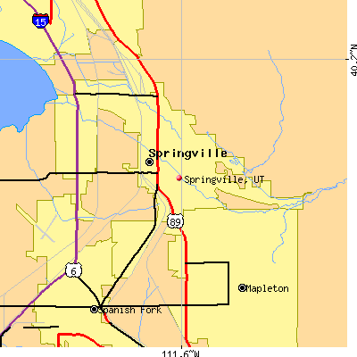 Springville map