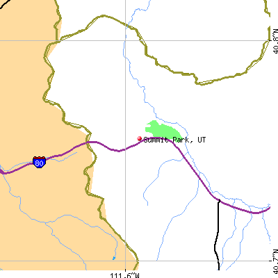 Summit Park map