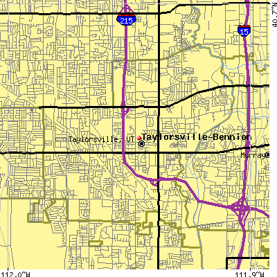 Taylorsville map