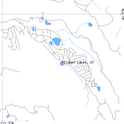 Timber Lakes map