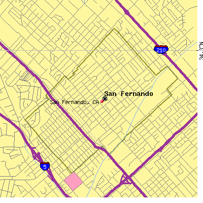 San Fernando map