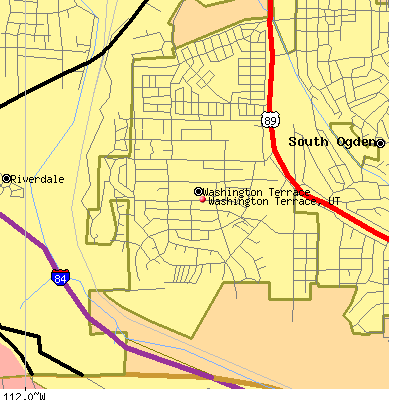 Washington Terrace map