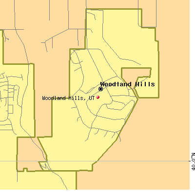 Woodland Hills map