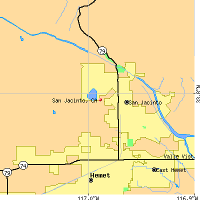San Jacinto map