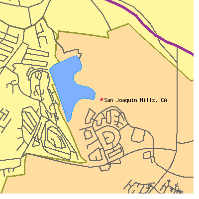 San Joaquin Hills map