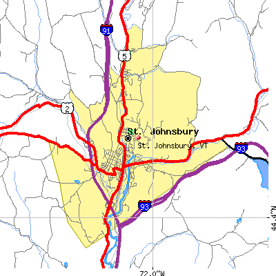 St. Johnsbury map