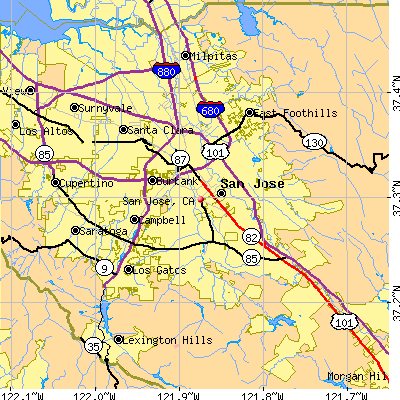 San Jose map