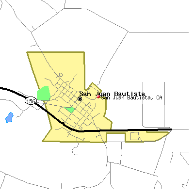 San Juan Bautista map