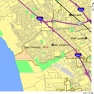 San Lorenzo map