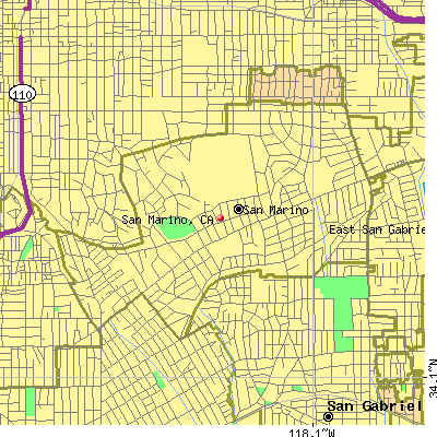 San Marino map