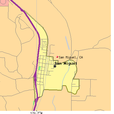 San Miguel map