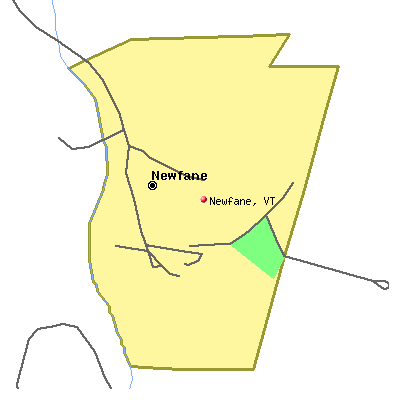 Newfane map