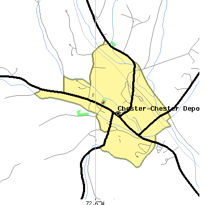 Chester-Chester Depot map