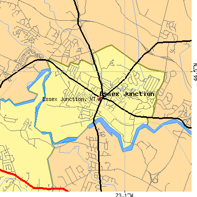 Essex Junction map
