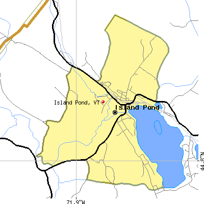 Island Pond map