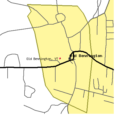 Old Bennington map