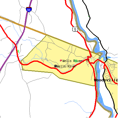 Wells River map