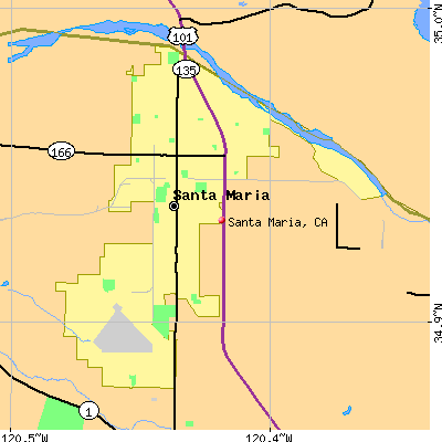 Santa Maria map