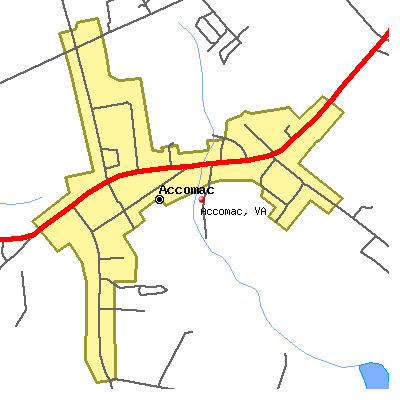 Accomac map