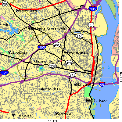 Alexandria map