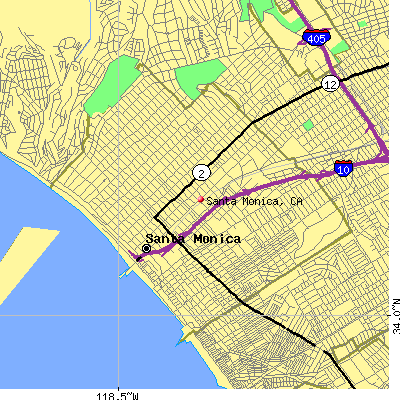 Santa Monica map