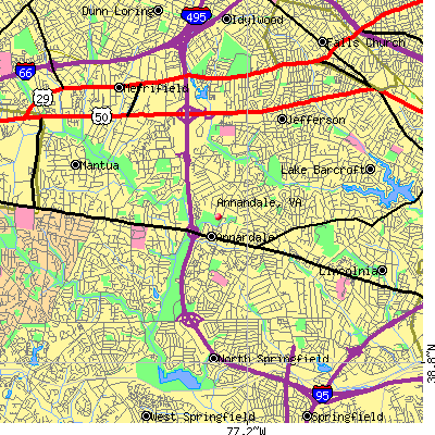 Annandale map