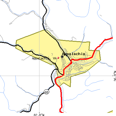 Appalachia map