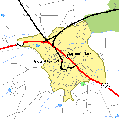 Appomattox map