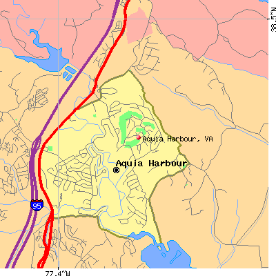 Aquia Harbour map