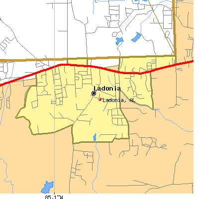 Ladonia map