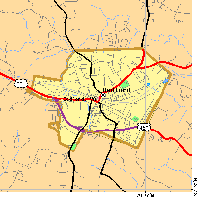 Bedford map