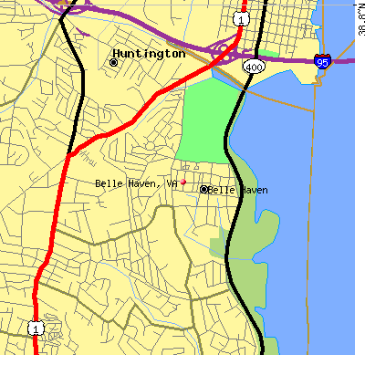 Belle Haven map