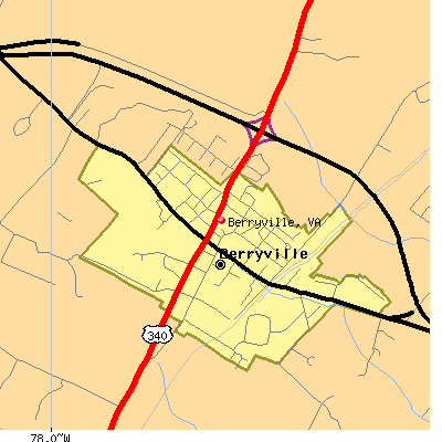 Berryville map