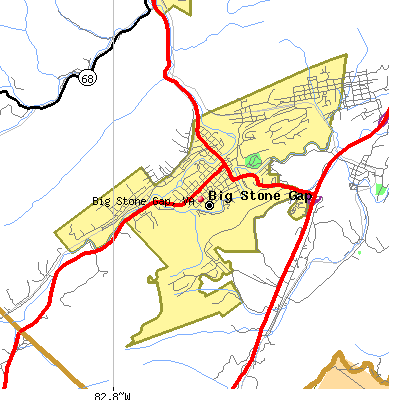 Big Stone Gap map