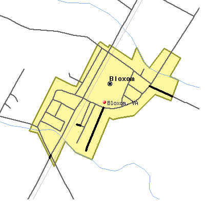 Bloxom map