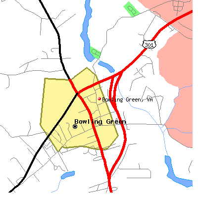 Bowling Green map