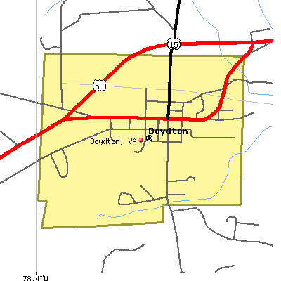 Boydton map